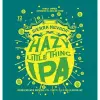 Bright yellow label for Hazy Little Thing IPA.