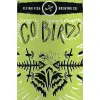 Green label design with bird illustrations and text.