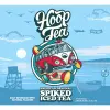 "Playful design for Hoop Tea beverage packaging"