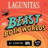 Lagunita's Beast of Both Worlds IPA label design.
