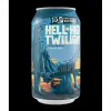 "Artistic beer can featuring the Statue of Liberty."