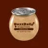 BuzzBallz mixed drink in round container.