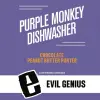 Purple Monkey Dishwasher beer label design.